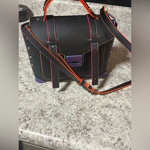 Michael Kors Manhattan medium contrast satchel